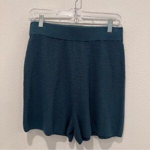 Free People FP Beach Malibu Solid Surf Shorts medium dark teal high waisted boho